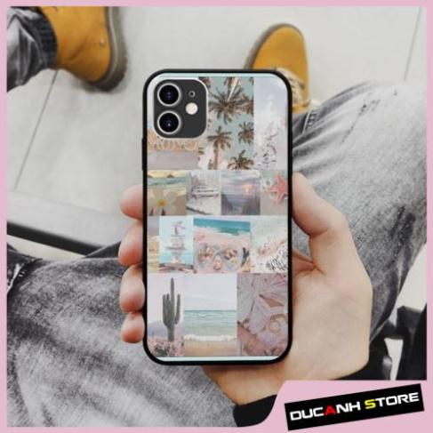 Ốp lưng iphone SAMSUNG hình L2 Beach Collage Vùng Biển Xa collage art aesthetic đen  cho các dòng iPhone PAP20211074