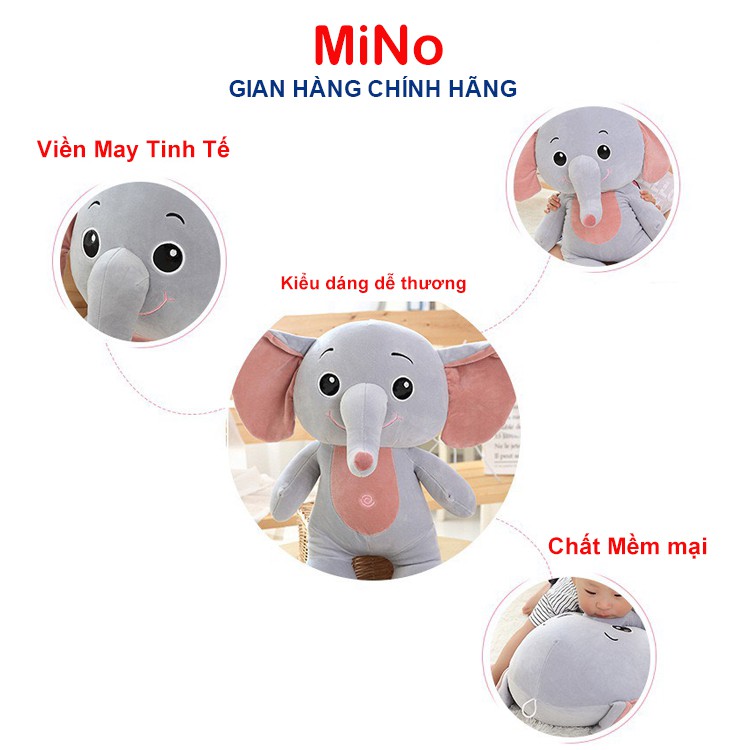 Voi Con Thú Nhồi Bông Cao Cấp MINO STORE