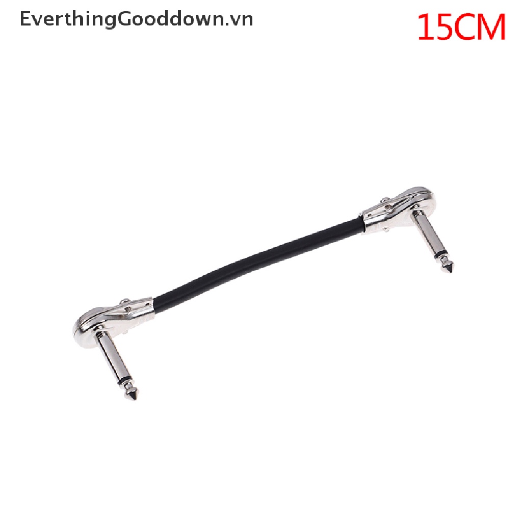 Everthinggooddown Dây Cáp Hiệu Ứng Góc Phải 6.35 15 / 20 / 30cm Cho Guitar
