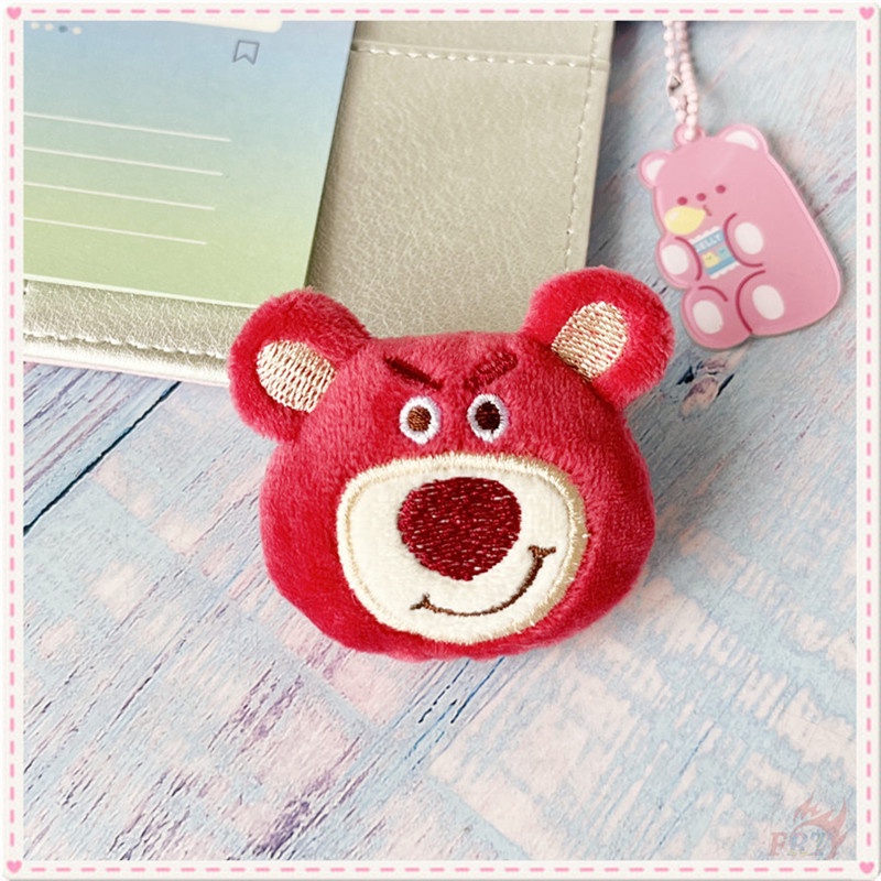 ★ Lotso Ghim Cài Áo Hình Nhân Vật Hoạt Hình Nhồi Bông Đáng Yêu ★ 1 Huy Hiệu Cài Áo Trang Trí Balo Hình Gấu/Gấu Lots-o' Dễ Thương
