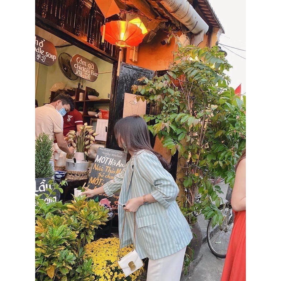 [ Mã FAGET5K giảm 5K đơn bất kỳ] 🌹 Áo Vest Nữ Hàn Quốc kẻ sọc cá tính | BigBuy360 - bigbuy360.vn