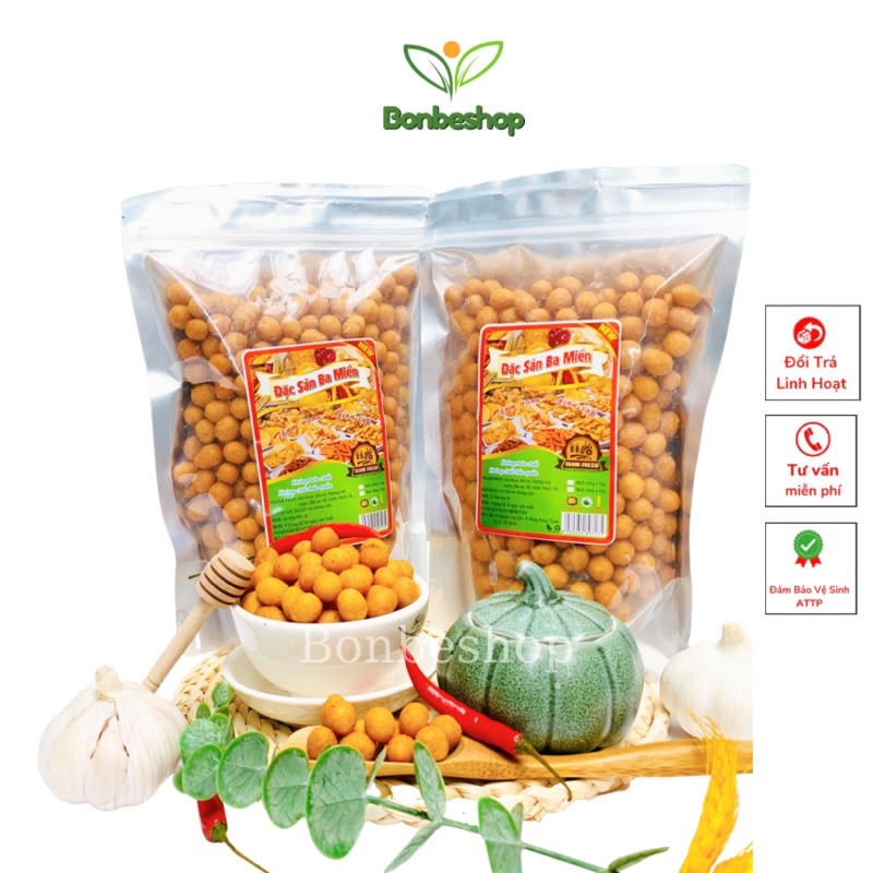 500gr Đậu phộng da cá tỏi ớt siêu ngon