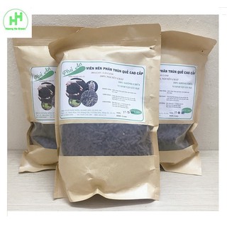 3 Túi Viên Nén Phân Trùn Quế Cao Cấp Hoa Lan - Cây Cảnh Phú An, 100% Nguyên Chất, Khối Lượng: 1kg/Túi