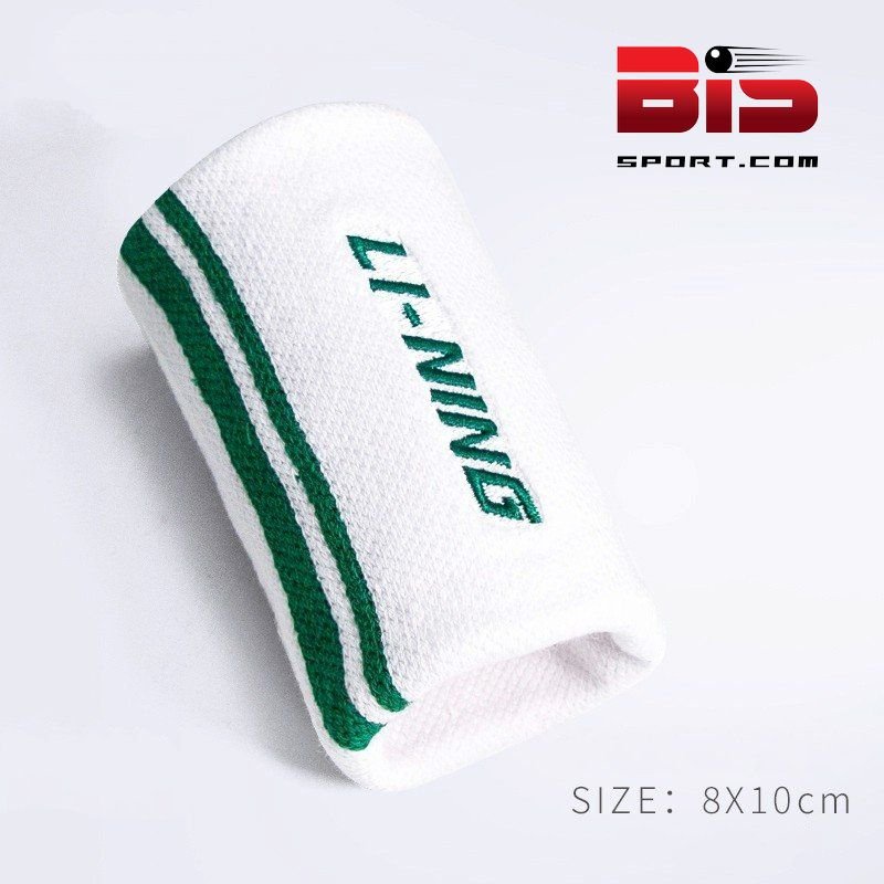 Băng Cổ Tay Chặn Mồ Hôi Lining AHWR014 - Hàng Chính Hãng - Vải Co Giãn Cực Thoải Mái, Không Gây Ngứa, Không Xù, Nhão