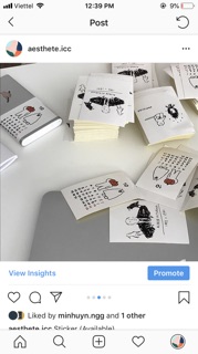 [Có sẵn] - Sticker dán trang trí