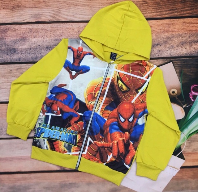 Áo da cá siêu nhân cho bé trai