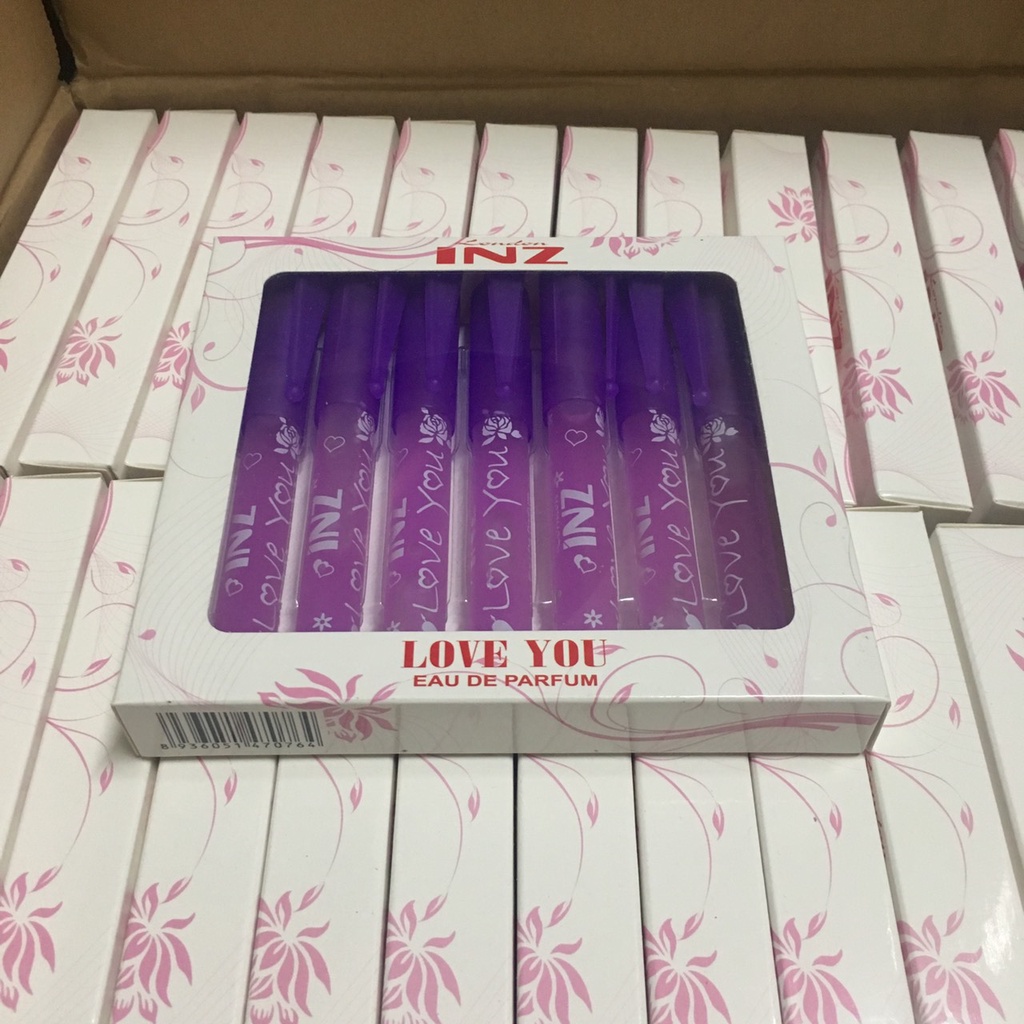 Nước hoa bút 7 cây các mầu, nước hoa thơm lâu nhỏ gọn