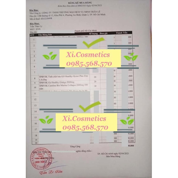 Viên Uống Hỗ Trợ Làm Đẹp Da  Careline Bio Marine Collagen 2000mg - 100 viên