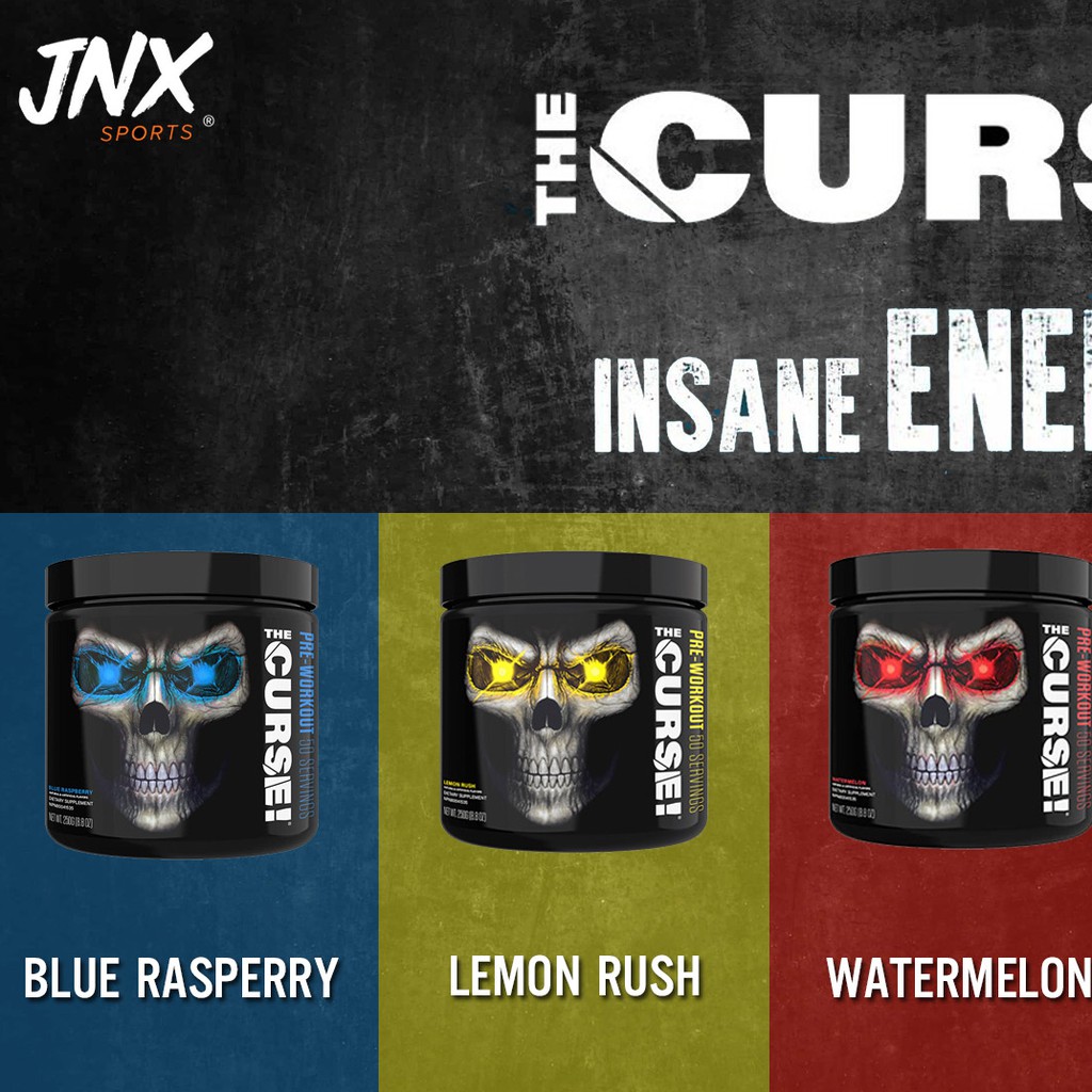 THE CURSE - TĂNG SỨC MẠNH PREWORKOUT SIÊU TIẾT KIỆM (50 LẦN DÙNG)