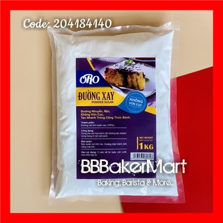 Đường xay nhuyễn mịn ORO (KHÔNG VÓN CỤC) - Gói 1kg
