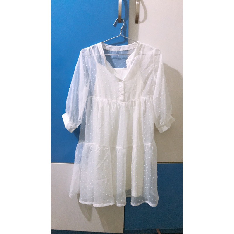 Đầm voan babydoll