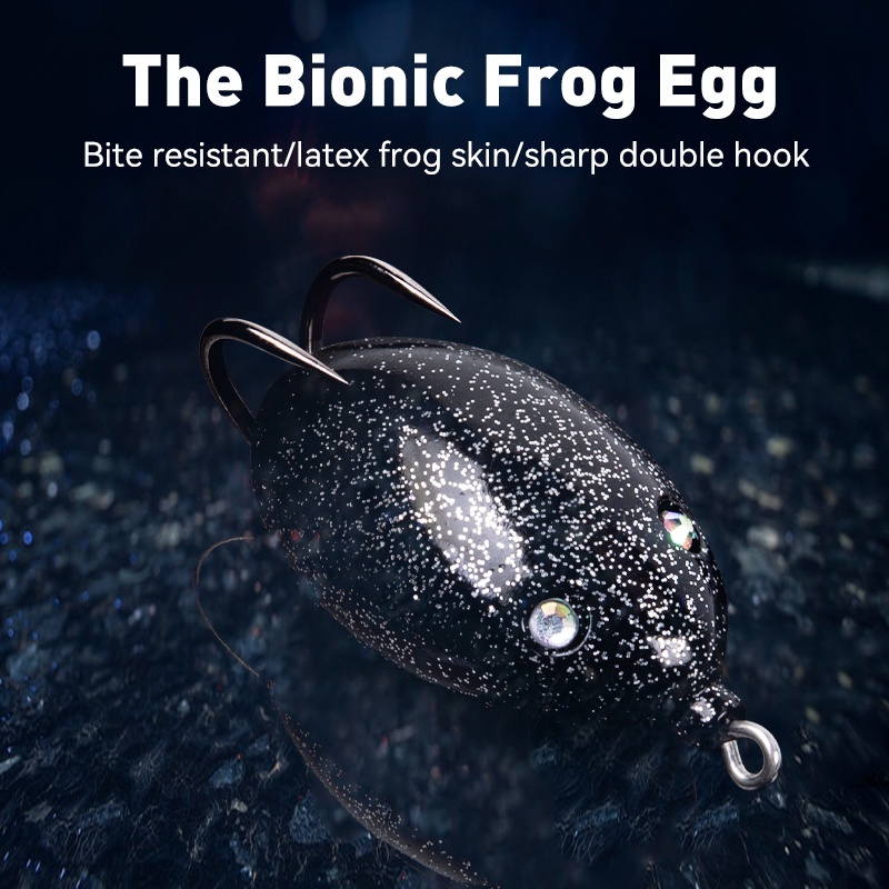 Mồi câu cá giả KINGDOM hình con ếch nhảy 10g 50mm chuyên dụng