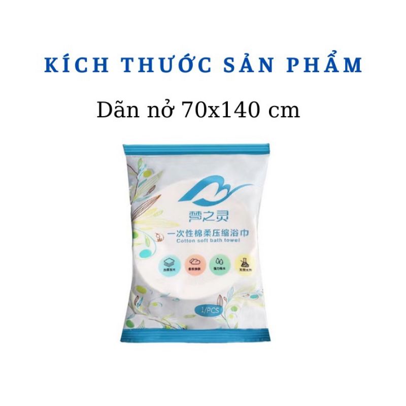 Khăn Tắm Nén,Khăn Tắm Du Lịch 70x140cm Cực Tiện Lợi