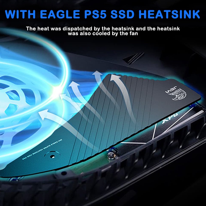 Miếng Dán Tản Nhiệt Bằng Kim Loại Silicone Cho Ps5 M2 SSD Cho Playstation 5