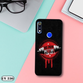 Ốp lưng nhám in hình 3D Realme 3