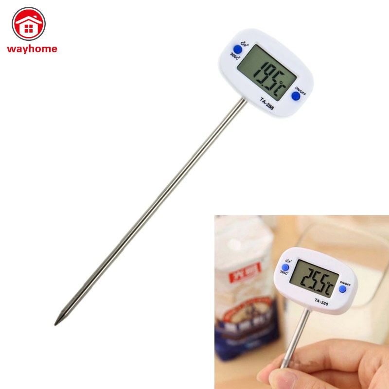 Nhiệt kế nhà bếp đo nhiệt độ thức ăn điện tử TA288 đọc tức thì dùng cho dầu/ sữa/ cà phê/ nước