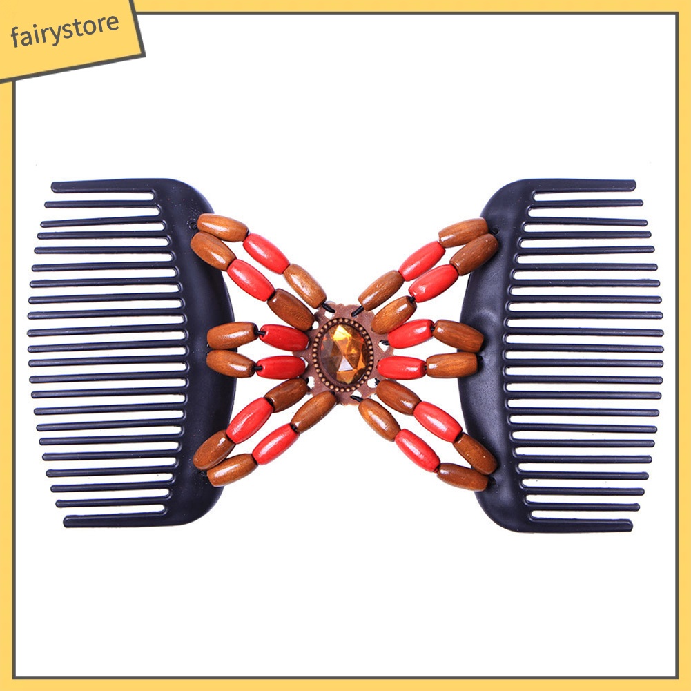 Lược Cài Tóc Đính Hạt Phong Cách Retro Thời Trang Cho Nữ