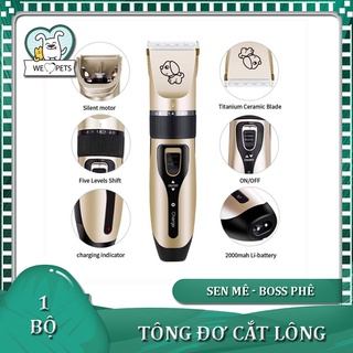 Tông đơ cắt lông chó mèo Grooming Full phụ kiện, tông đơ tỉa lông thú cưng nhập khẩu cao cấp - Lida Pet Shop