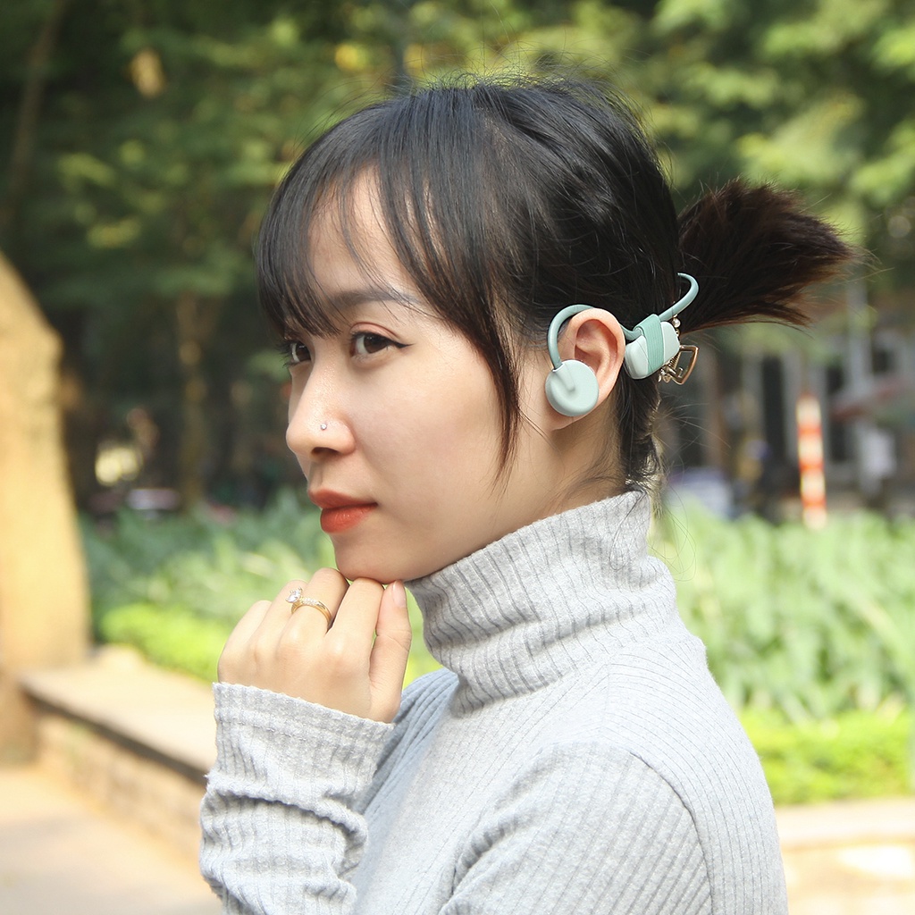 Tai Nghe Bluetooth Thể Thao Truyền Âm Qua Xương Remax RB-S36 - Bass chắc khoẻ- Âm Thanh Sống Động- Remax Việt Nam