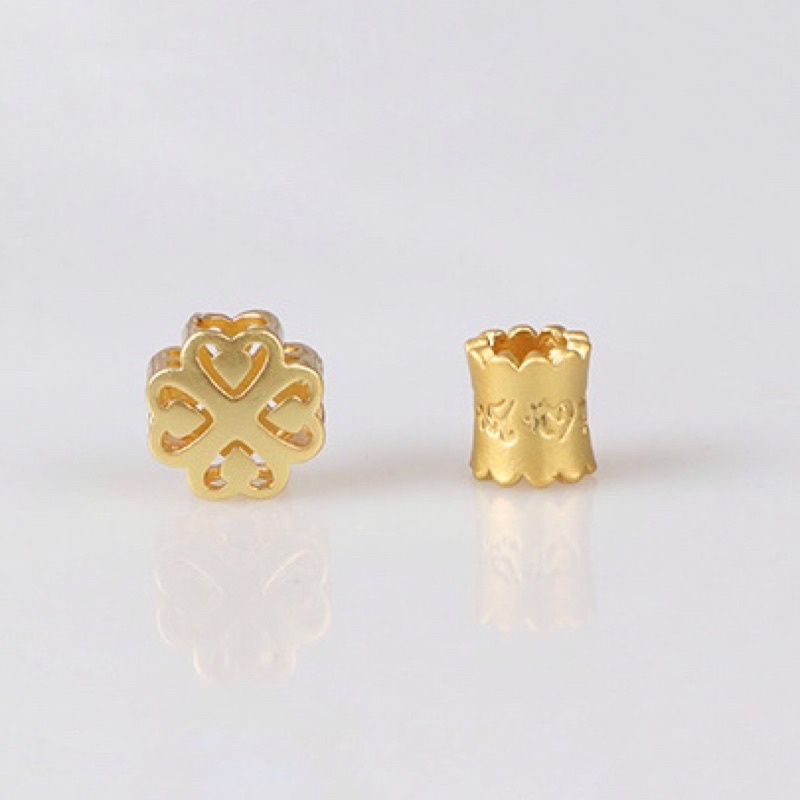 Charm cỏ 4 lá - Trụ lục chú mạ vàng - KL141
