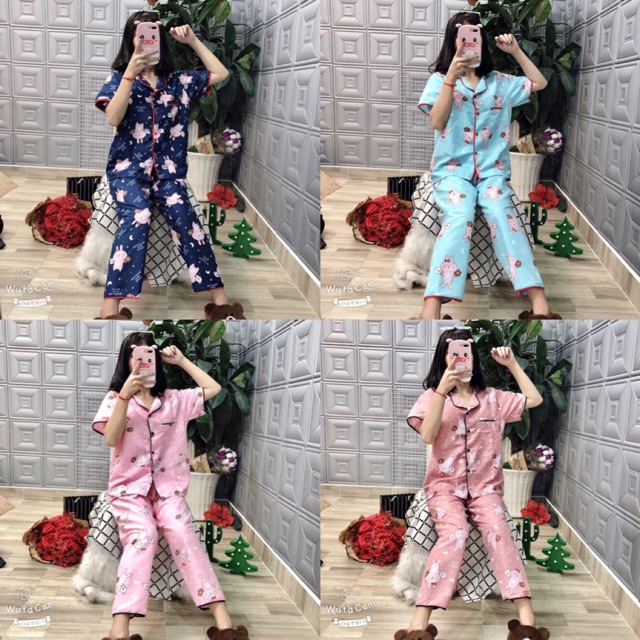 Đồ bộ kate mặc nhà siêu xinh 100% chụp thật