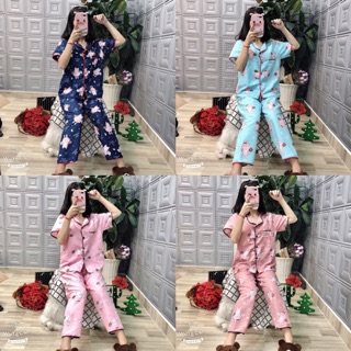 Đồ bộ kate mặc nhà siêu xinh 100% chụp thật
