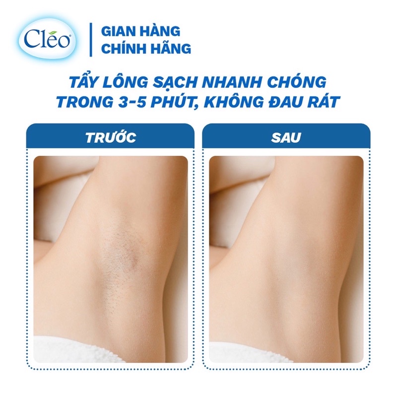 Kem tẩy lông Cleo chiết xuất từ bơ