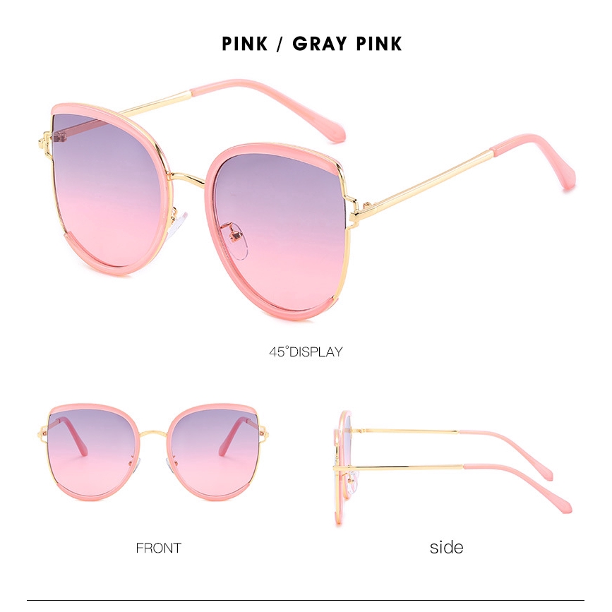 Kính mát thời trang gọng tròn cá tính cho nam và nữ