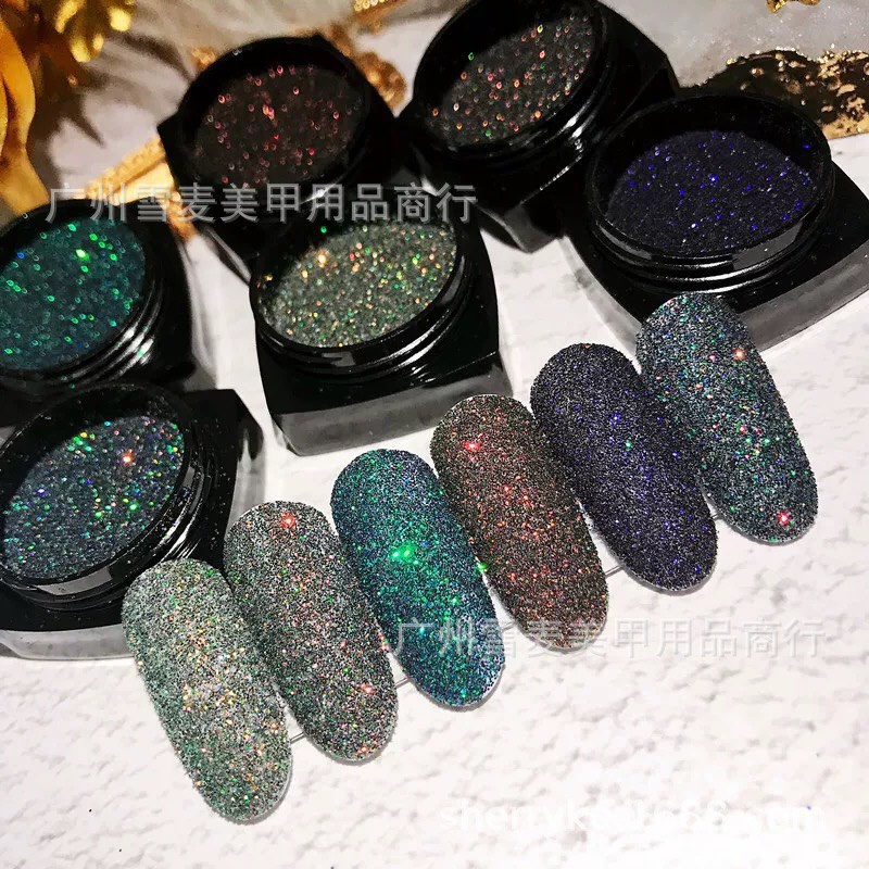 Set nhũ rắc móng nhiều màu