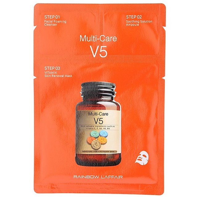 Mặt Nạ Dưỡng Da Rainbow L'Affair Multi-Care V5 Vitamin Skin Renewal 30ml