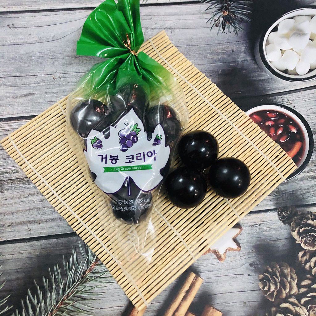 Thạch nổ Kyoho Jelly Hàn Quốc 7 viên 210gr & Thạch TikTok 160gr