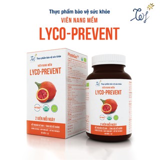 Viên Tinh Chất Gấc Lyco-Prevent Thực Phẩm Bổ Mắt, Đẹp Da, Chống Lão Hoá, Bảo Vệ Ga̫n̫ Hộp 60 Viên [Thuộc tập đoàn TH]