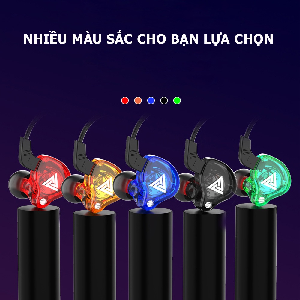 Tai Nghe Gaming QKZ AK6- Tai nghe chơi game nhét tai chống ồn có míc