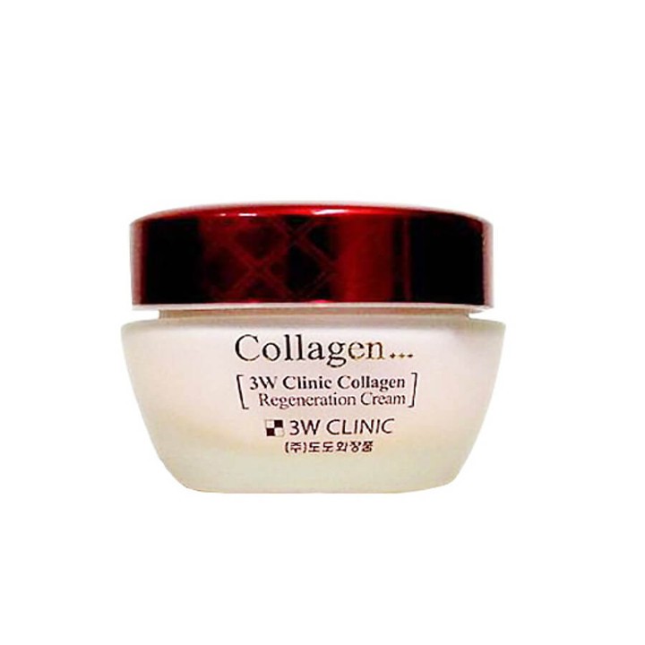 [Mã INCU50 giảm 50k đơn 250k] Kem dưỡng trắng da chống lão hóa 3W Clinic Collagen Regeneration Cream Hàn Quốc 60ml | BigBuy360 - bigbuy360.vn