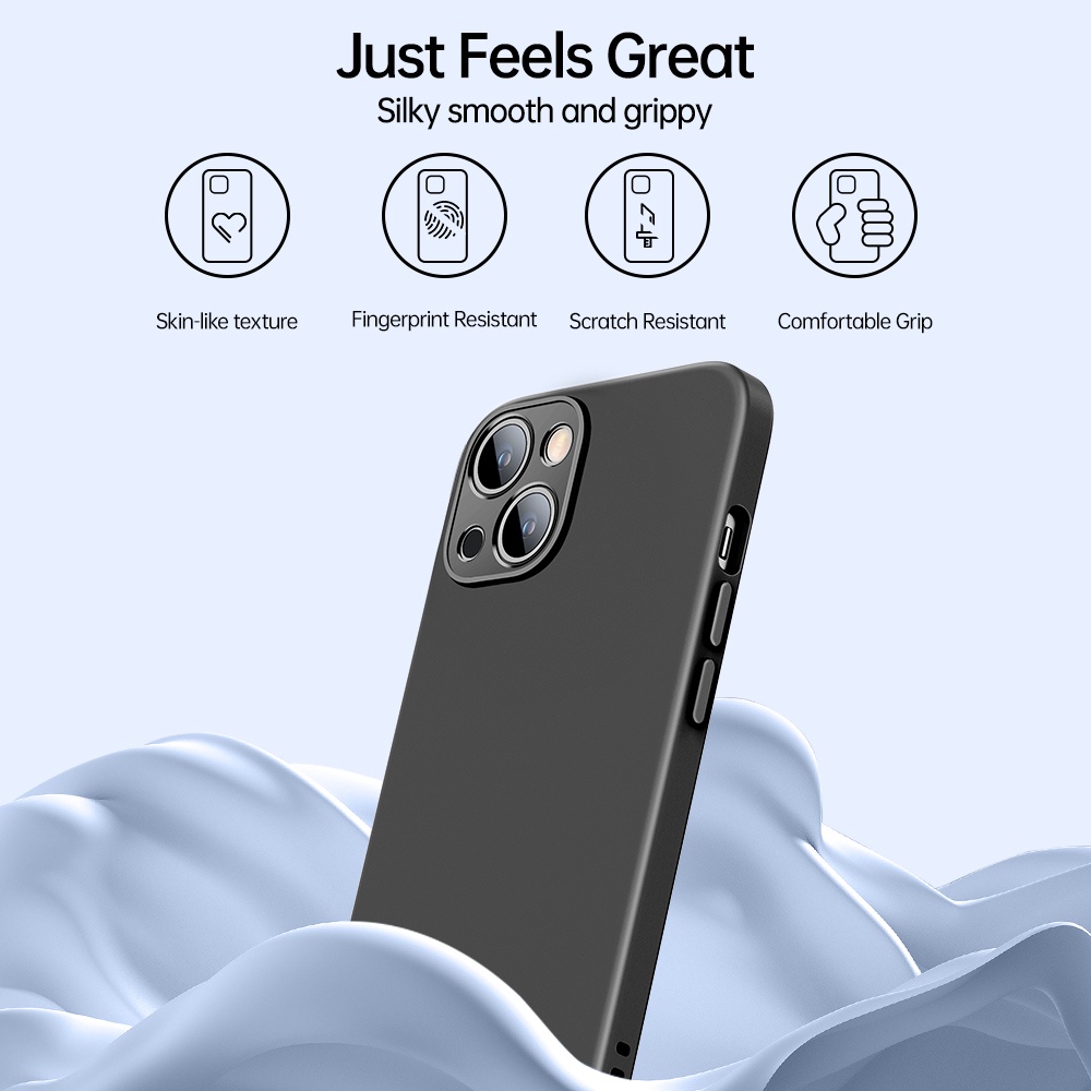 Ốp điện thoại ESR cho iPhone 13 Pro 13 Pro Max co silicon mềm bảo vệ ống kính toàn diện