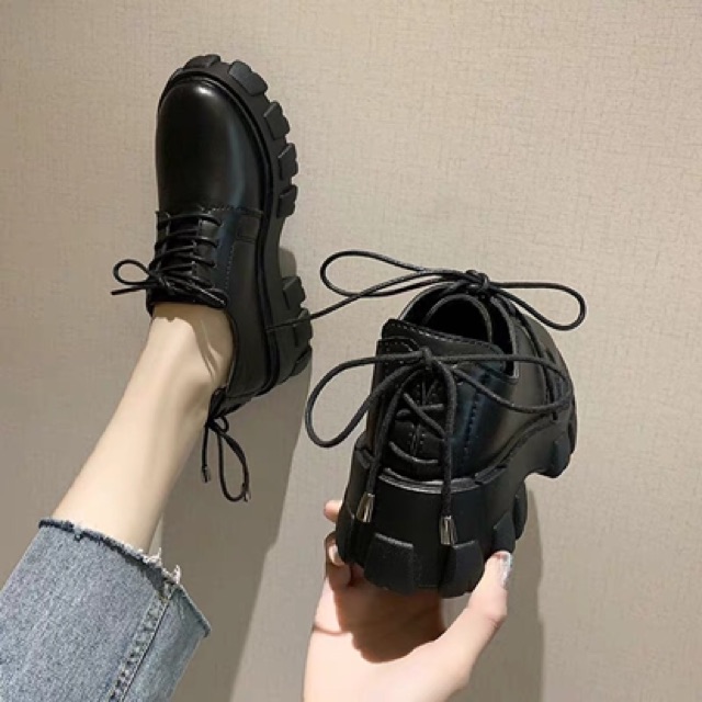 Giày oxford, Giày ulzzang dây buộc sau-Fullsize | BigBuy360 - bigbuy360.vn