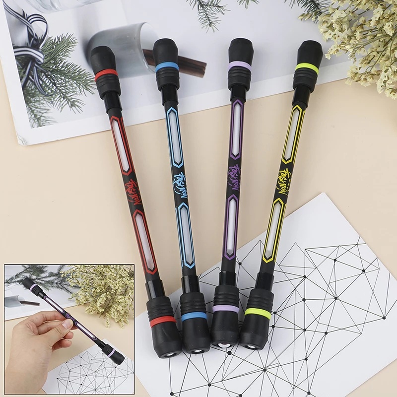 Bút Quay Nghệ Màu Cá Tính Với Sao Bơ Viết Mực Xoay đẹp Dễ Thương Pen Spinning （Mua không được ít hơn 4）