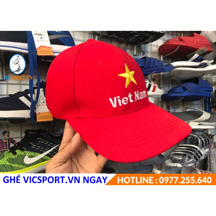 Mũ Lưỡi Chai, Nón Kết Việt Nam, Cờ Đỏ Sao Vàng Cổ Vũ Mùa AFF Cup - Vicsport