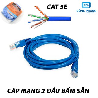 Cáp Mạng 2 Đầu Bấm Sẵn LXF Tốc Độ CAT 5E