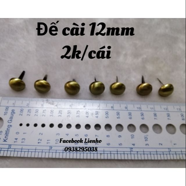 Chân đế càì túi xách 12li