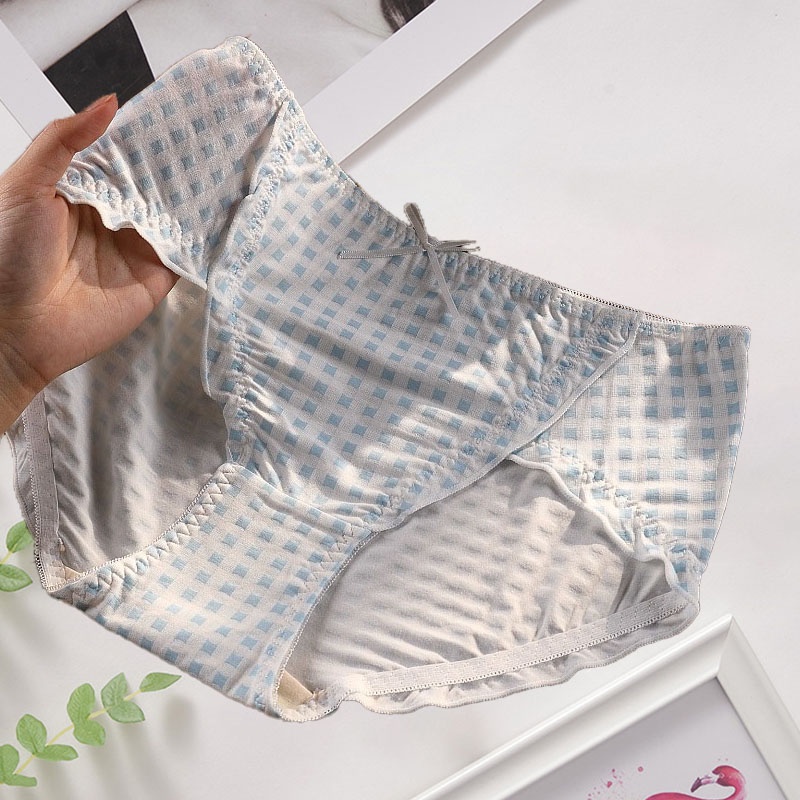 Quần lót ZXYOUPING cotton mềm mại không đường may thoáng khí size lớn XL-3XL thời trang