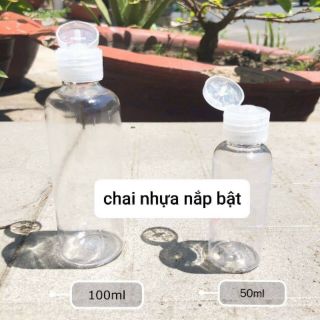 Chai nhựa nắp bật 100ml