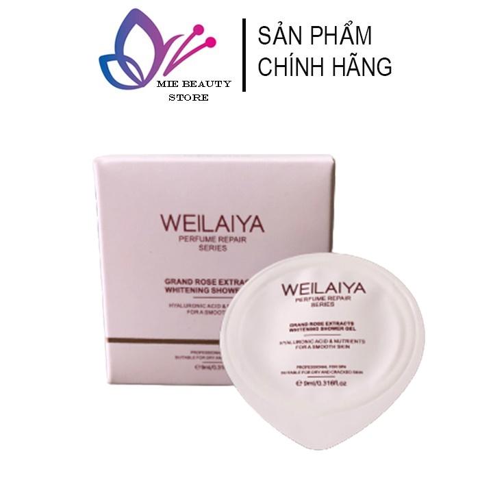 Sữa Tắm Weilaiya Chính Hãng Mini, Sữa Tắm Wailaiya Trắng Da Thơm Lâu Tuỷ Mật Hoa Hồng Damask 9ml | BigBuy360 - bigbuy360.vn