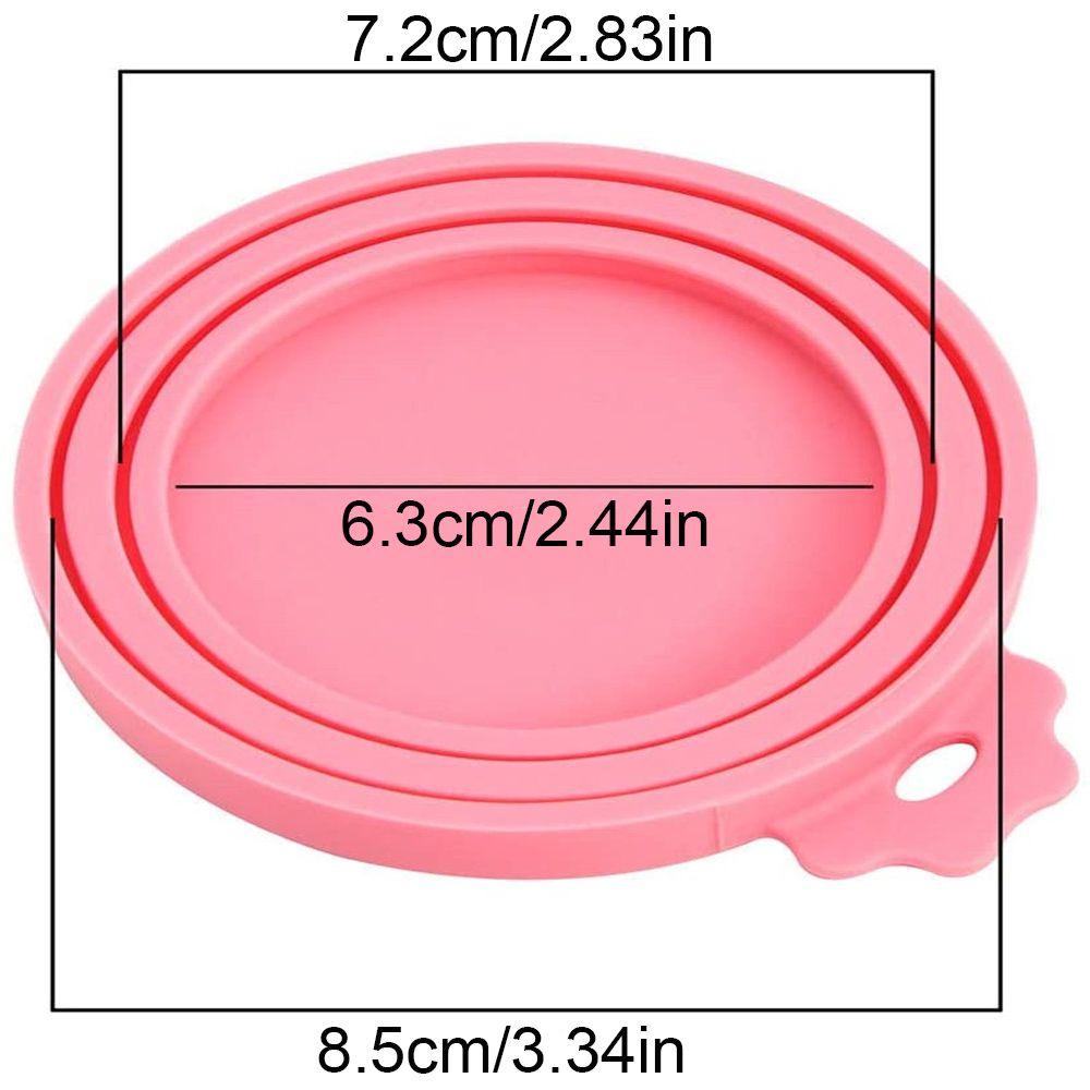.Nắp Đậy Hộp Thức Ăn Bằng Silicone Tiện Dụng Cho Thú Cưng