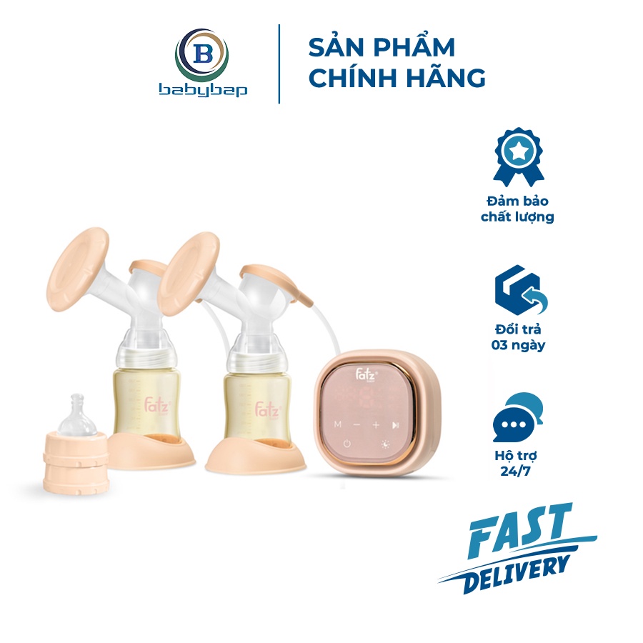 Máy Hút Sữa Điện Đôi Resonance 3 Plus + FB1161VN Có Pin Sạc Tiện Lợi Khi Mẹ Đang Di Chuyển
