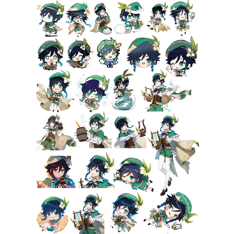 sticker venti Genshin Impact M0399