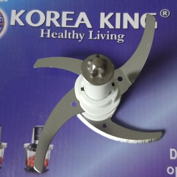 Lưỡi dao máy xay thịt korea king 9066G 1.5L, 2 dao, 4 lưỡi