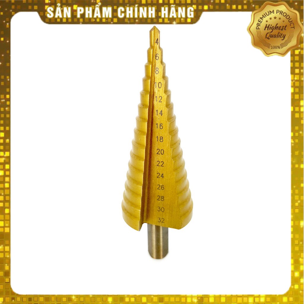 MŨI KHOAN THÁP THẲNG ĐƯỜNG KÍNH TỪ 4MM-  32MM CAO CẤP