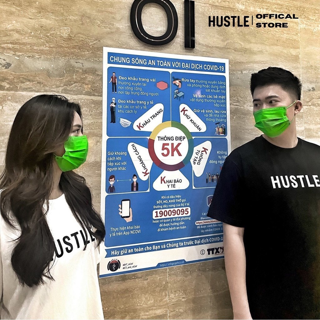 Áo Thun Đơn Gỉan HUSTLE Cực HOT