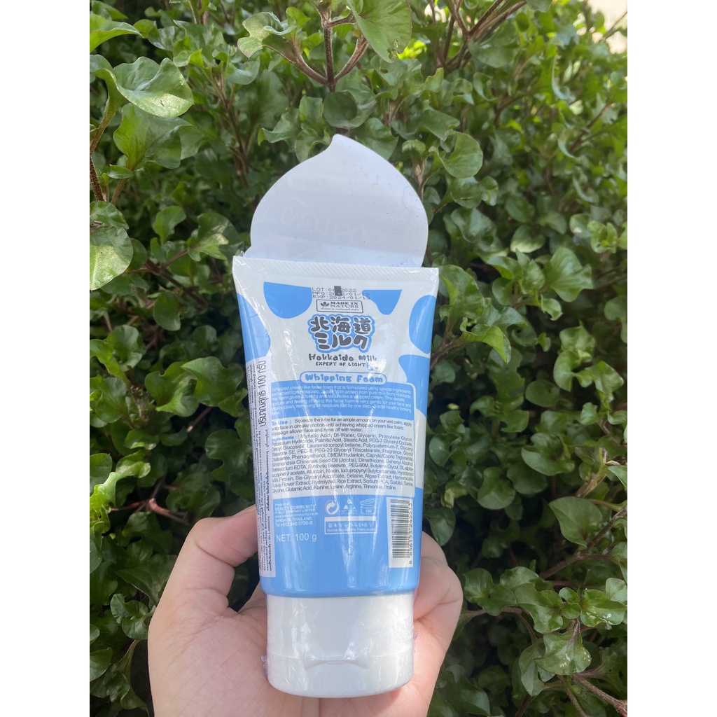 Sữa rửa mặt bò Hokkaido milk thái lan
